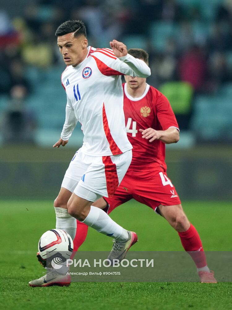 Футбол. Товарищеский матч. Россия - Чили
