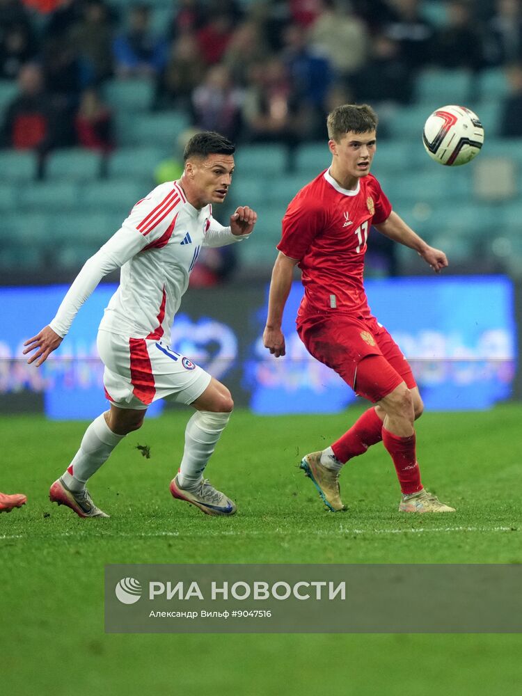 Футбол. Товарищеский матч. Россия - Чили