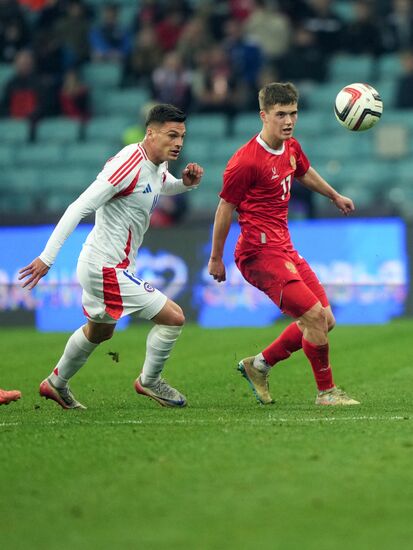 Футбол. Товарищеский матч. Россия - Чили