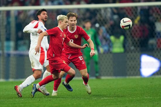 Футбол. Товарищеский матч. Россия - Чили