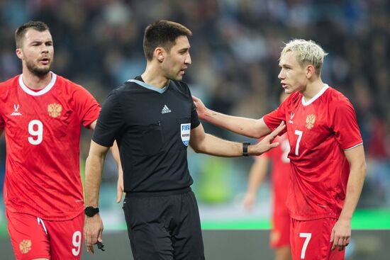 Футбол. Товарищеский матч. Россия - Чили