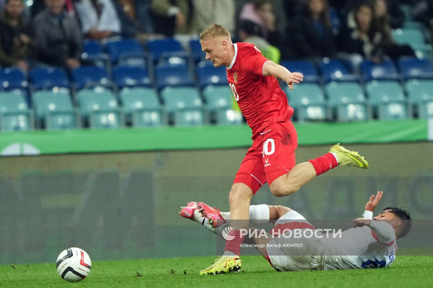 Футбол. Товарищеский матч. Россия - Чили