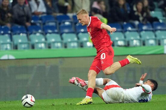 Футбол. Товарищеский матч. Россия - Чили