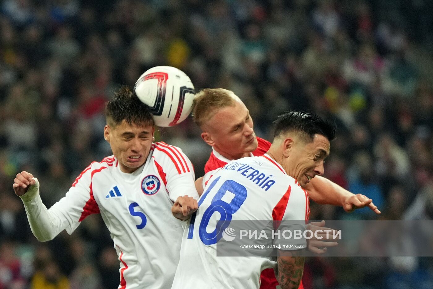 Футбол. Товарищеский матч. Россия - Чили