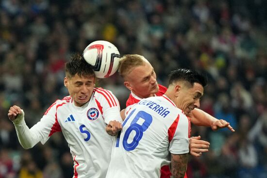 Футбол. Товарищеский матч. Россия - Чили