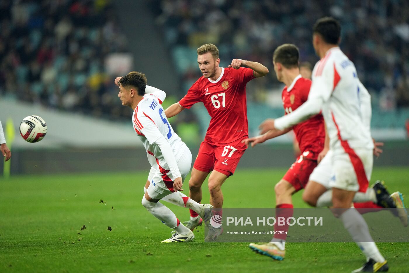 Футбол. Товарищеский матч. Россия - Чили