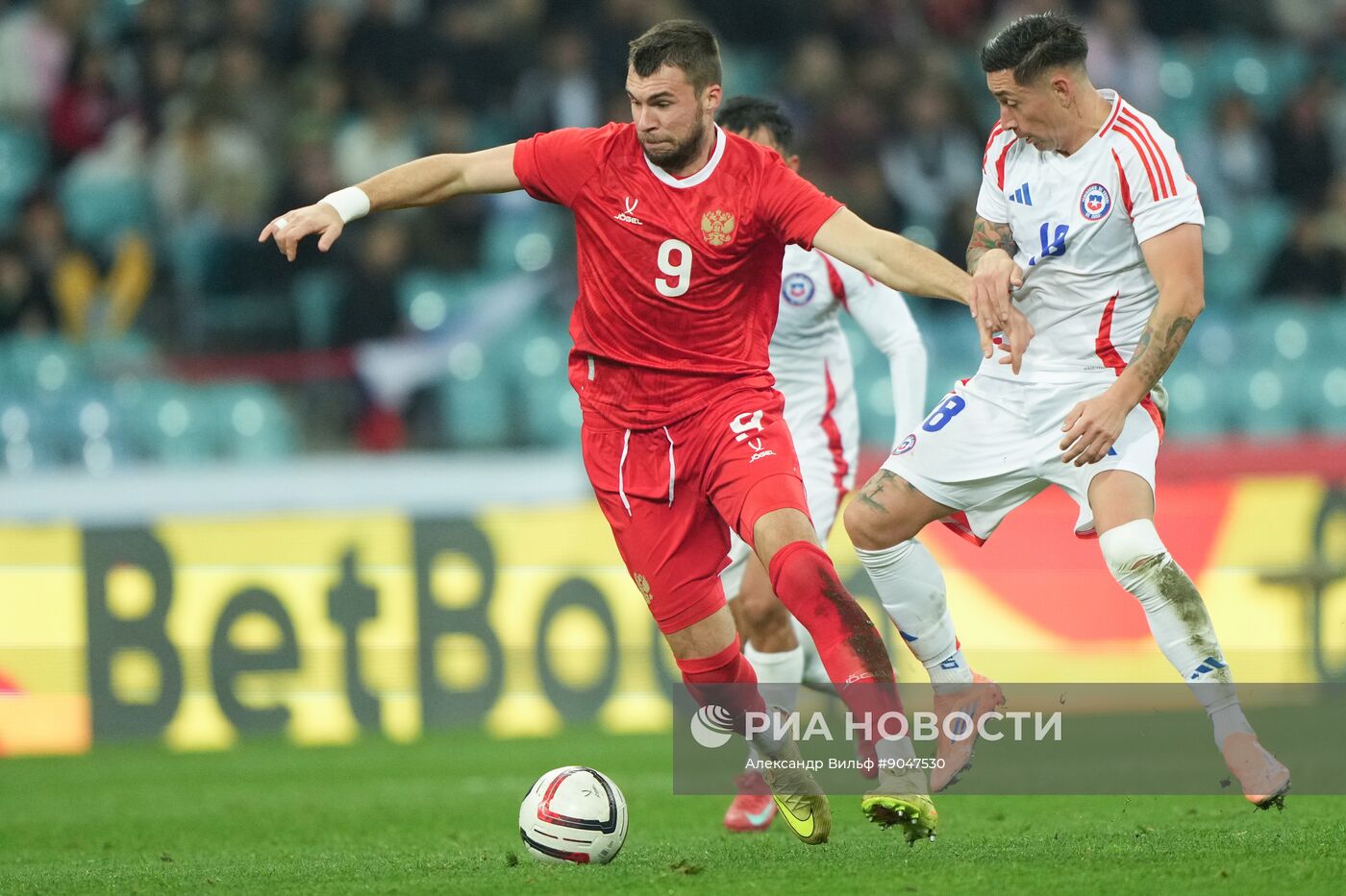 Футбол. Товарищеский матч. Россия - Чили