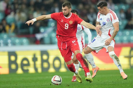 Футбол. Товарищеский матч. Россия - Чили