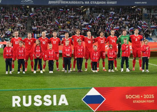 Футбол. Товарищеский матч. Россия - Чили