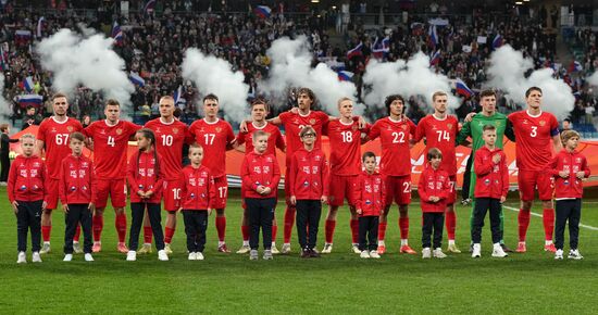 Футбол. Товарищеский матч. Россия - Чили