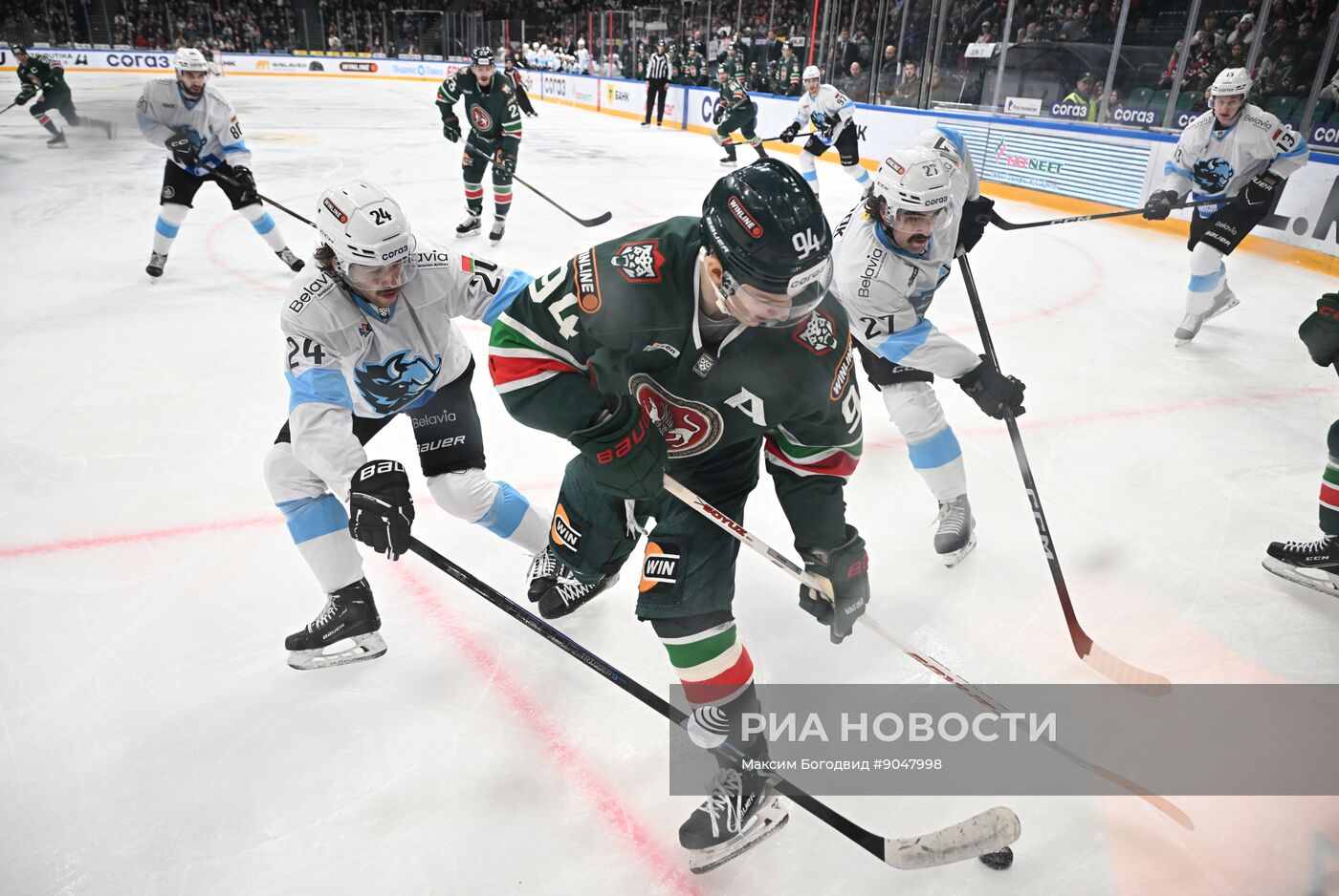 Хоккей. КХЛ. "Ак Барс" (Казань) - "Динамо Мн" (Минск)