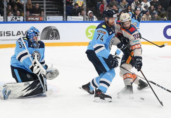 Хоккей. КХЛ. "Сибирь" (Новосибирск) - "Шанхайские Драконы" (Шанхай)