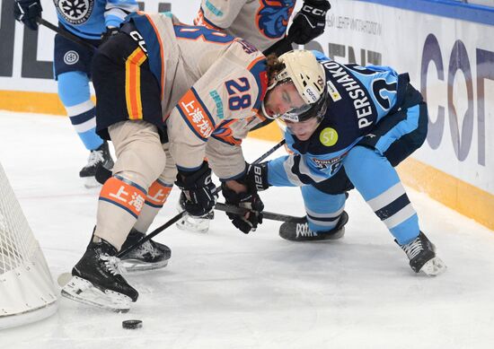 Хоккей. КХЛ. "Сибирь" (Новосибирск) - "Шанхайские Драконы" (Шанхай)