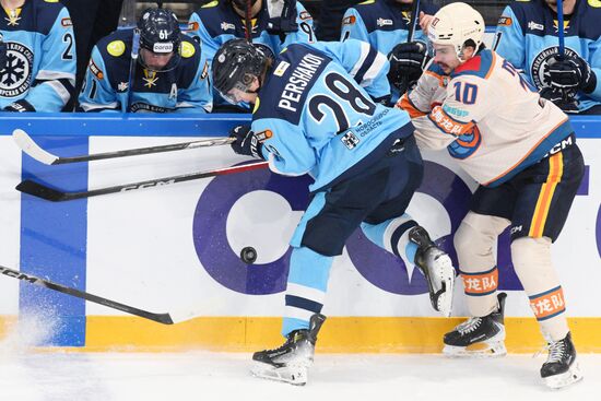 Хоккей. КХЛ. "Сибирь" (Новосибирск) - "Шанхайские Драконы" (Шанхай)