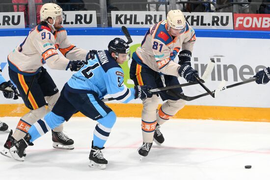 Хоккей. КХЛ. "Сибирь" (Новосибирск) - "Шанхайские Драконы" (Шанхай)