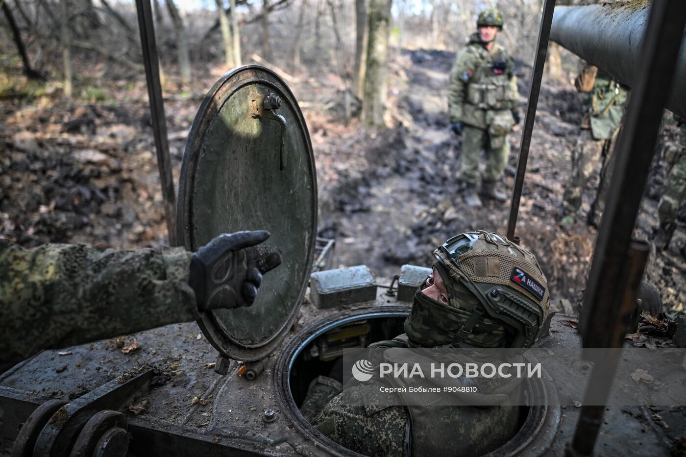 Боевая работа расчета САУ 2С7 "Пион" 45-й артбригады на Купянском направлении