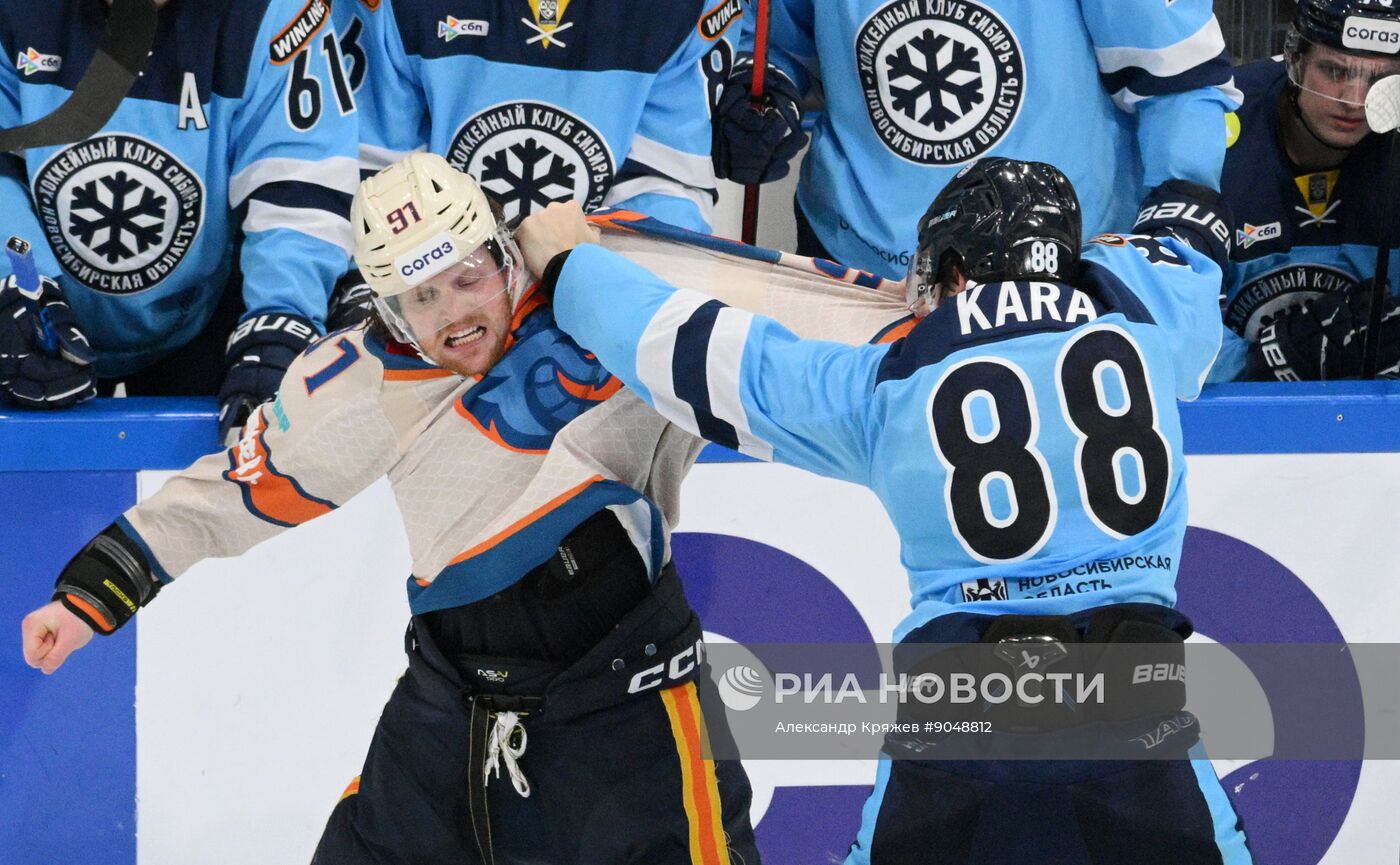 Хоккей. КХЛ. "Сибирь" (Новосибирск) - "Шанхайские Драконы" (Шанхай)
