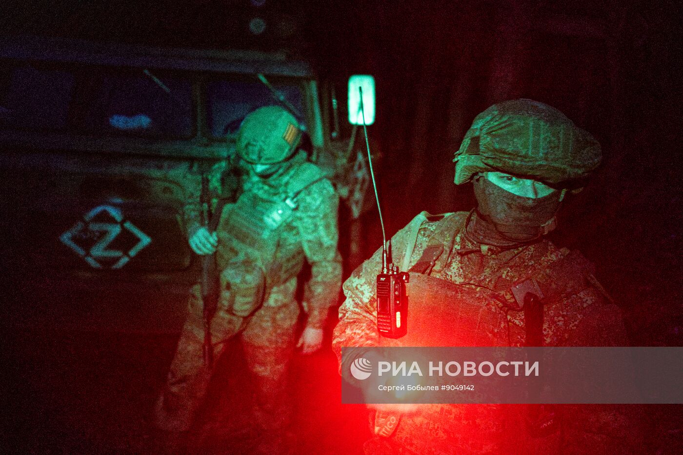 Боевая работа расчета РСЗО "Ураган" на Купянском участке фронта