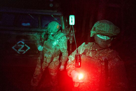 Боевая работа расчета РСЗО "Ураган" на Купянском участке фронта