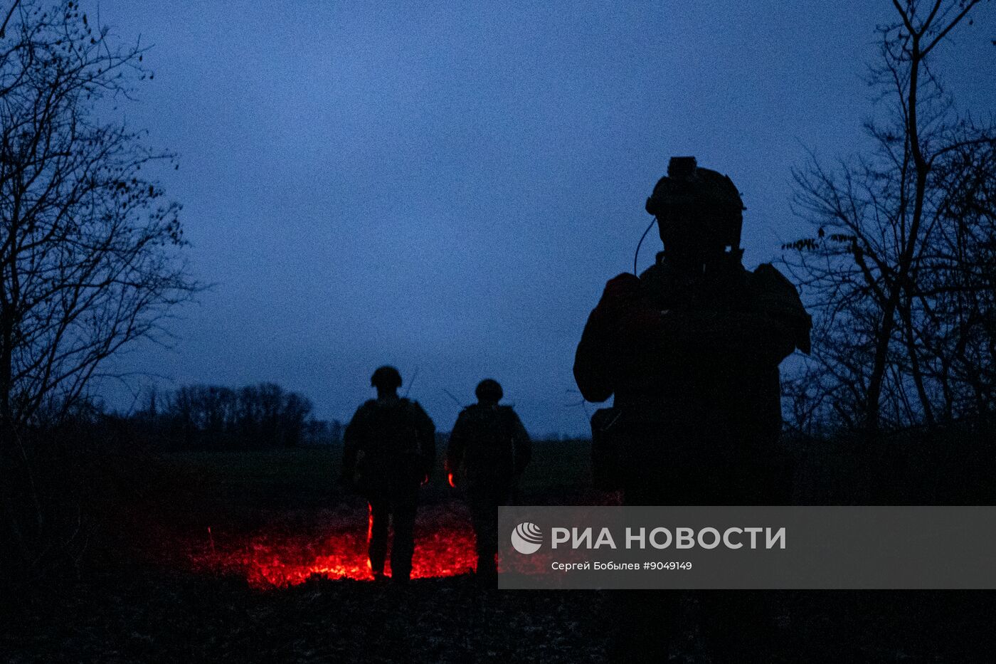 Боевая работа расчета РСЗО "Ураган" на Купянском участке фронта