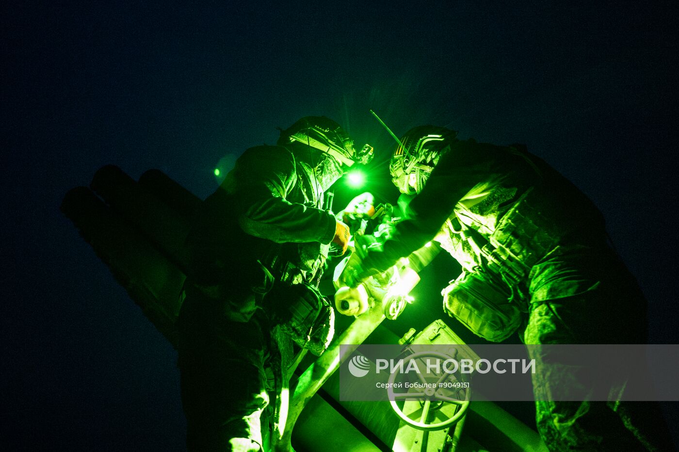 Боевая работа расчета РСЗО "Ураган" на Купянском участке фронта