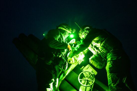 Боевая работа расчета РСЗО "Ураган" на Купянском участке фронта