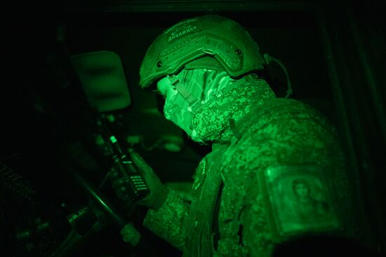 Боевая работа расчета РСЗО "Ураган" на Купянском участке фронта