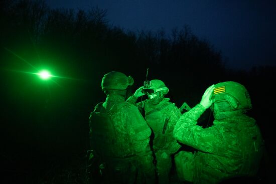 Боевая работа расчета РСЗО "Ураган" на Купянском участке фронта