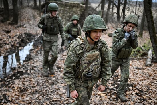 Боевая работа расчета САУ "Мста-С" на Купянском участке фронта