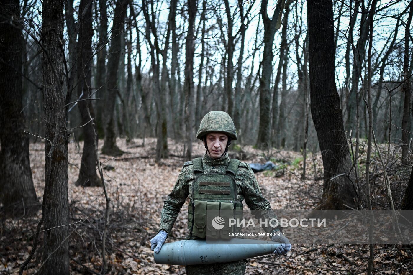 Боевая работа расчета САУ "Мста-С" на Купянском участке фронта