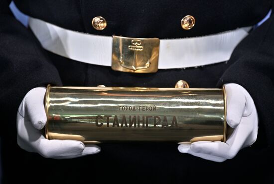 Закладка атомного ледокола "Сталинград"