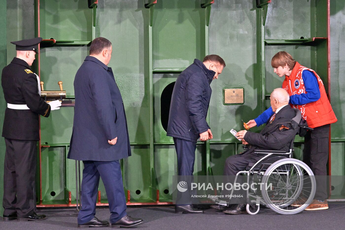 Закладка атомного ледокола "Сталинград"