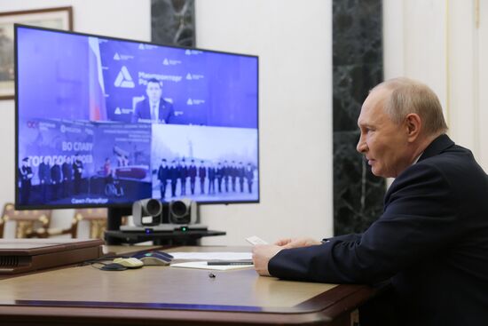 Закладка атомного ледокола "Сталинград"