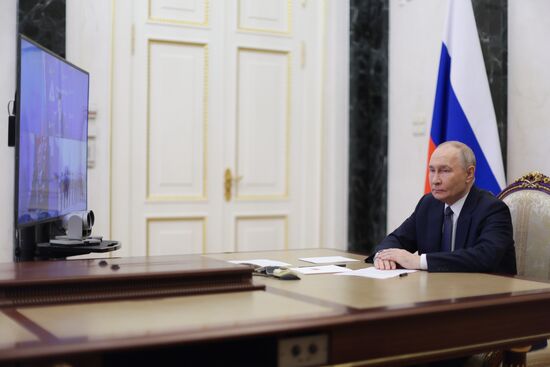 Закладка атомного ледокола "Сталинград"