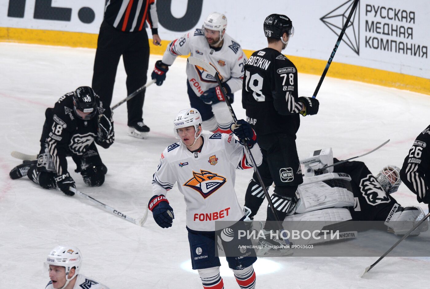 Хоккей. КХЛ. "Трактор" (Челябинск) - "Металлург Мг" (Магнитогорск)