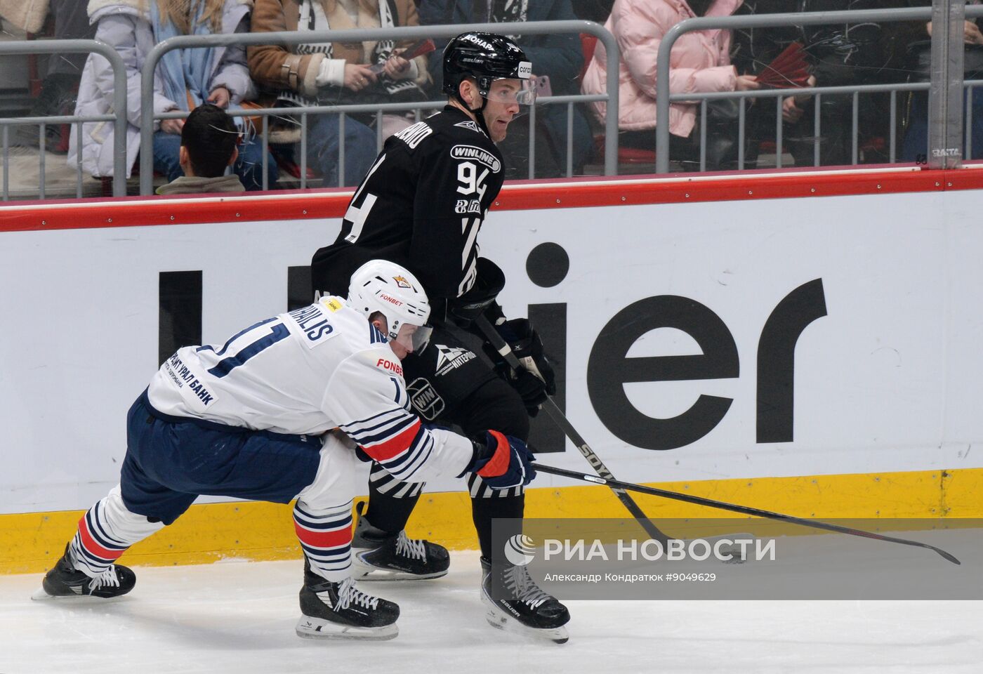 Хоккей. КХЛ. "Трактор" (Челябинск) - "Металлург Мг" (Магнитогорск)