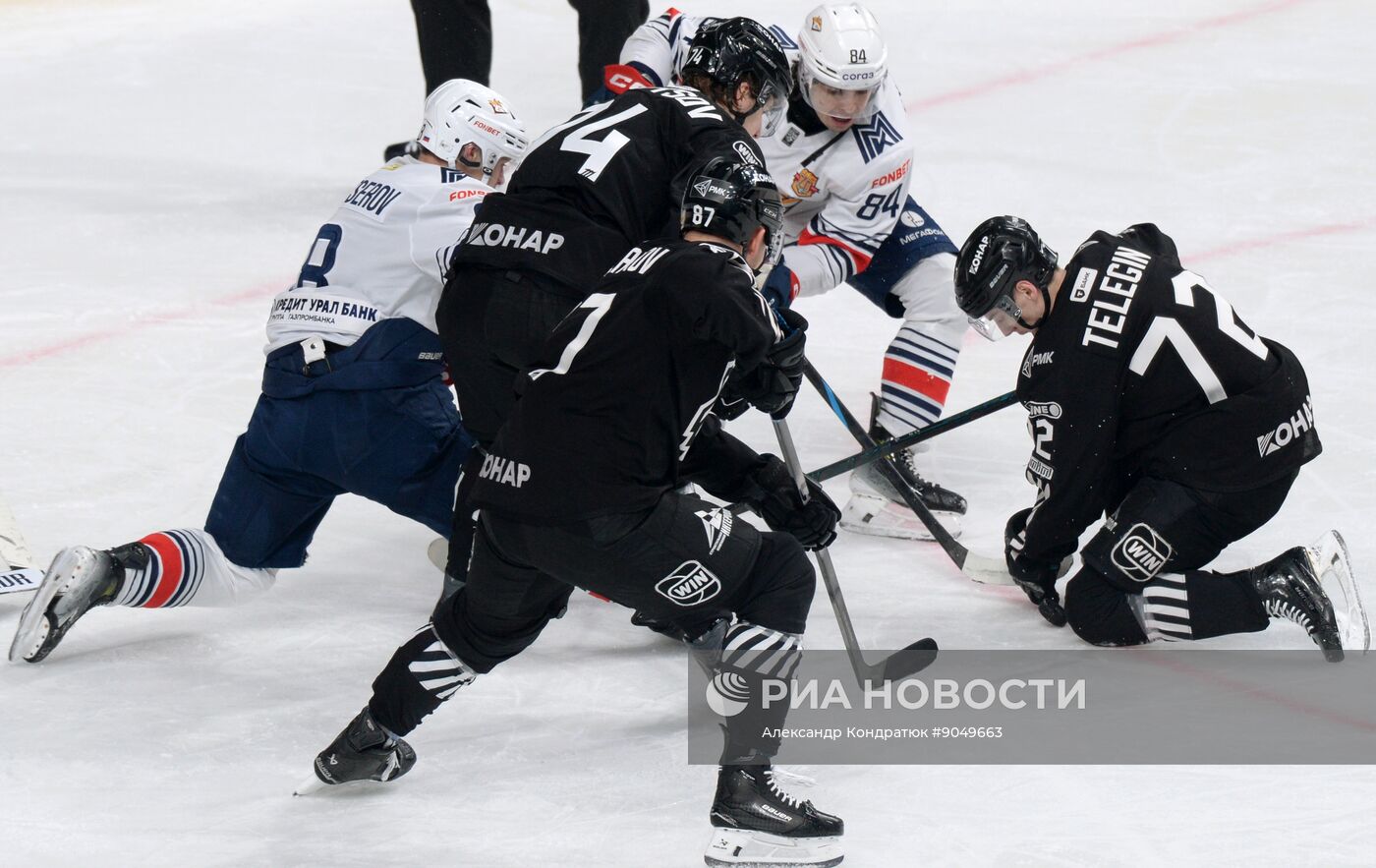 Хоккей. КХЛ. "Трактор" (Челябинск) - "Металлург Мг" (Магнитогорск)