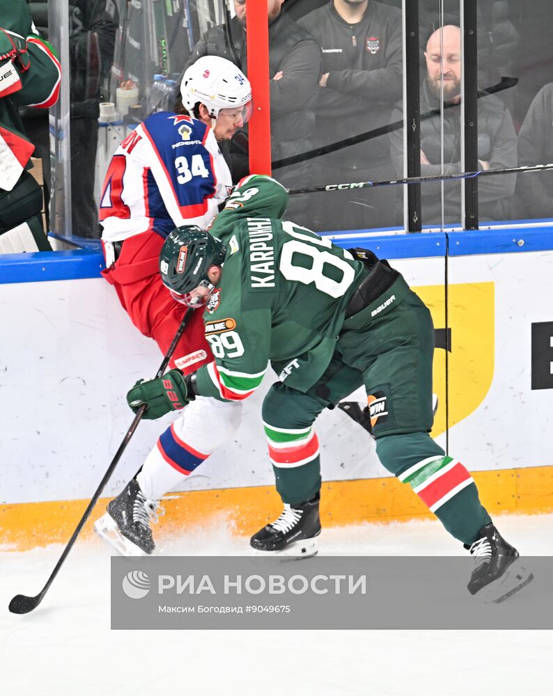 Хоккей. КХЛ. "Ак Барс" (Казань) – ЦСКА (Москва)