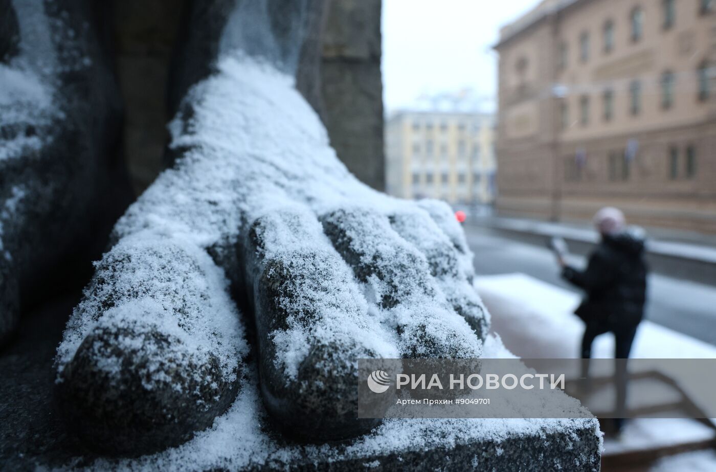 Снег в Санкт-Петербурге