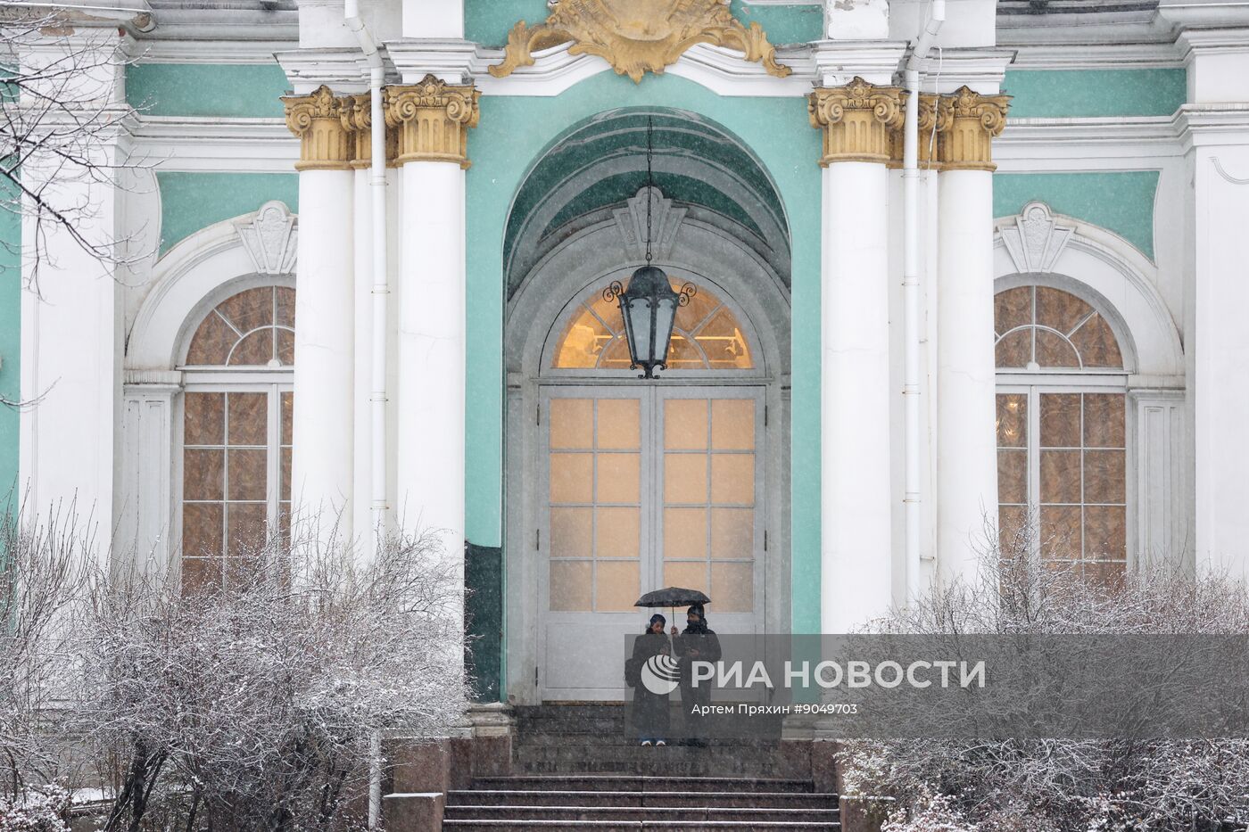 Снег в Санкт-Петербурге