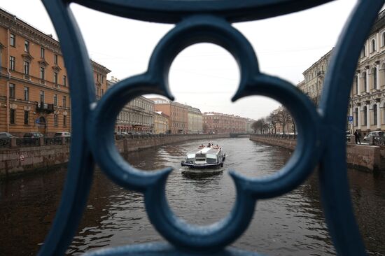 Снег в Санкт-Петербурге