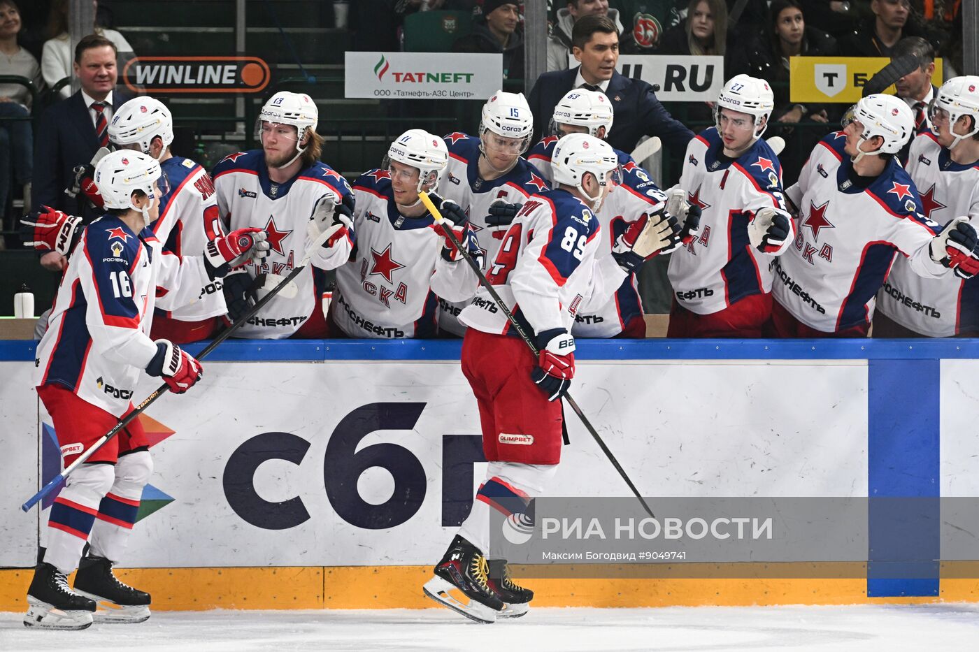 Хоккей. КХЛ. "Ак Барс" (Казань) – ЦСКА (Москва)
