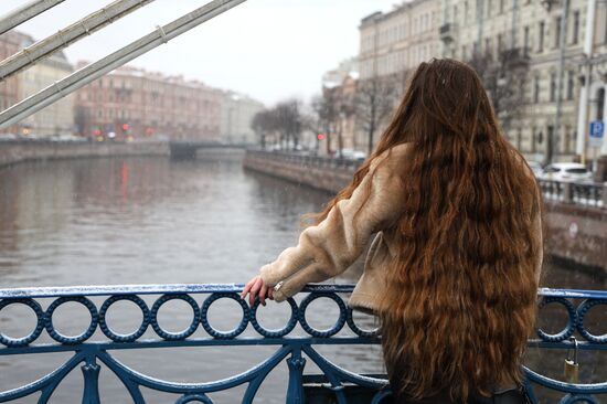 Снег в Санкт-Петербурге
