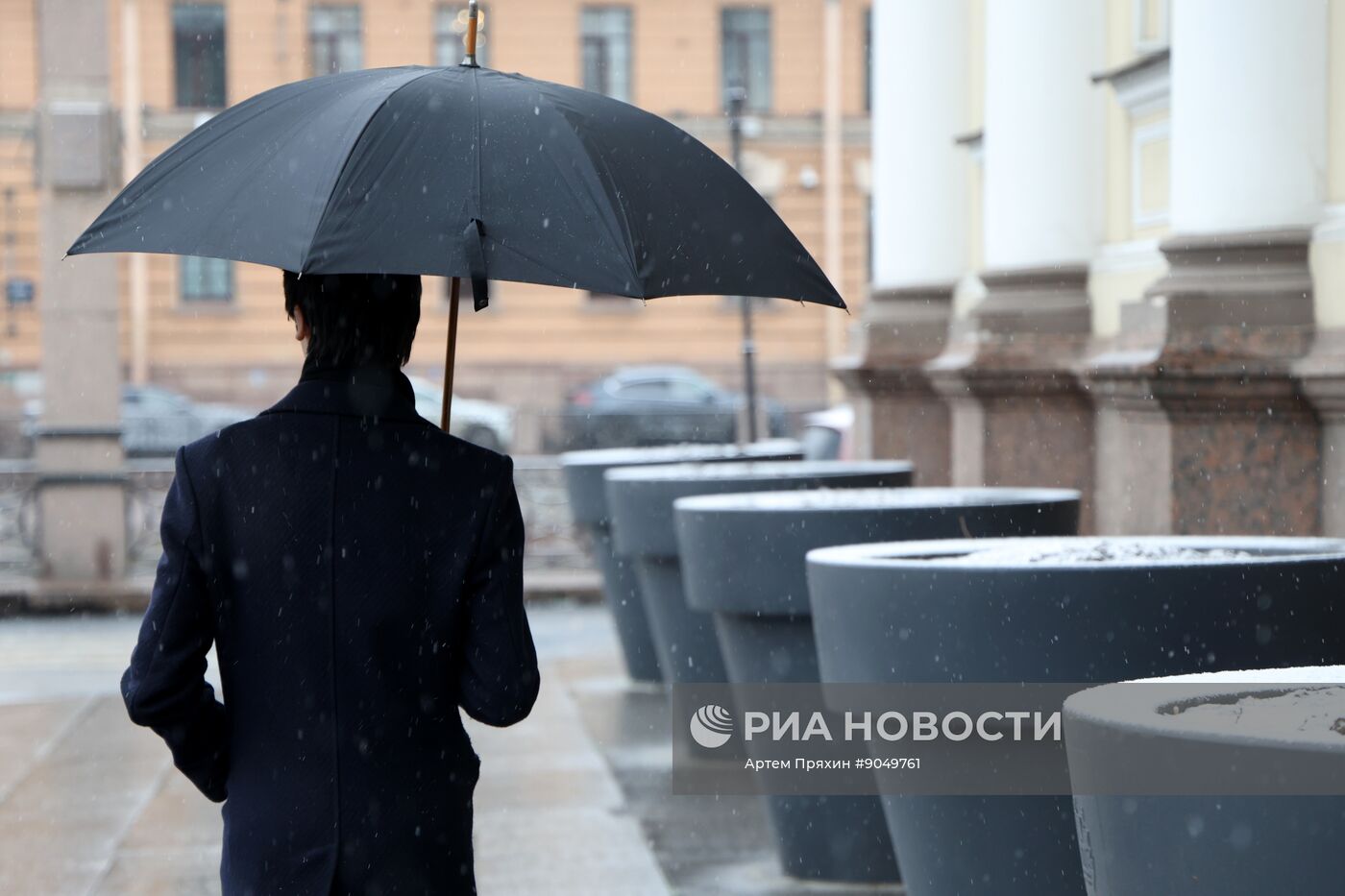 Снег в Санкт-Петербурге