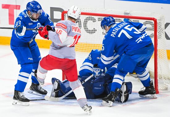 Хоккей. КХЛ. "Динамо" (Москва) – "Спартак" (Москва)
