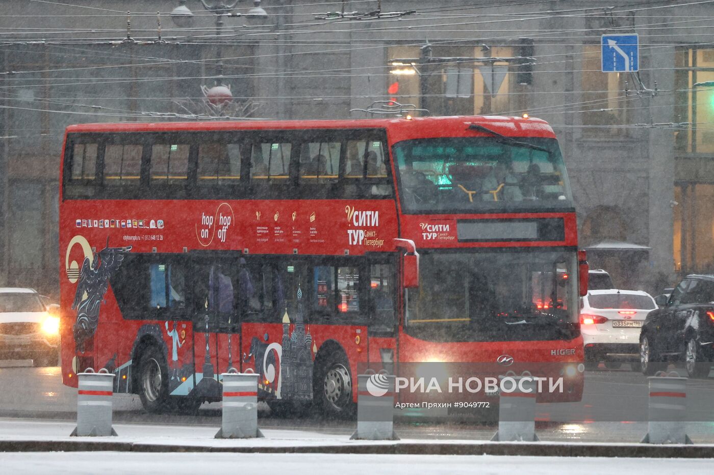 Снег в Санкт-Петербурге