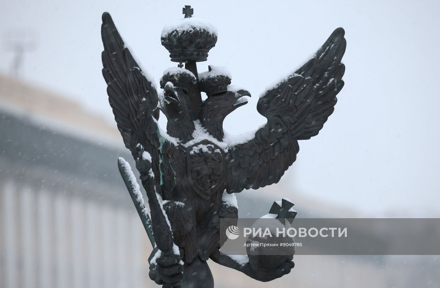 Снег в Санкт-Петербурге