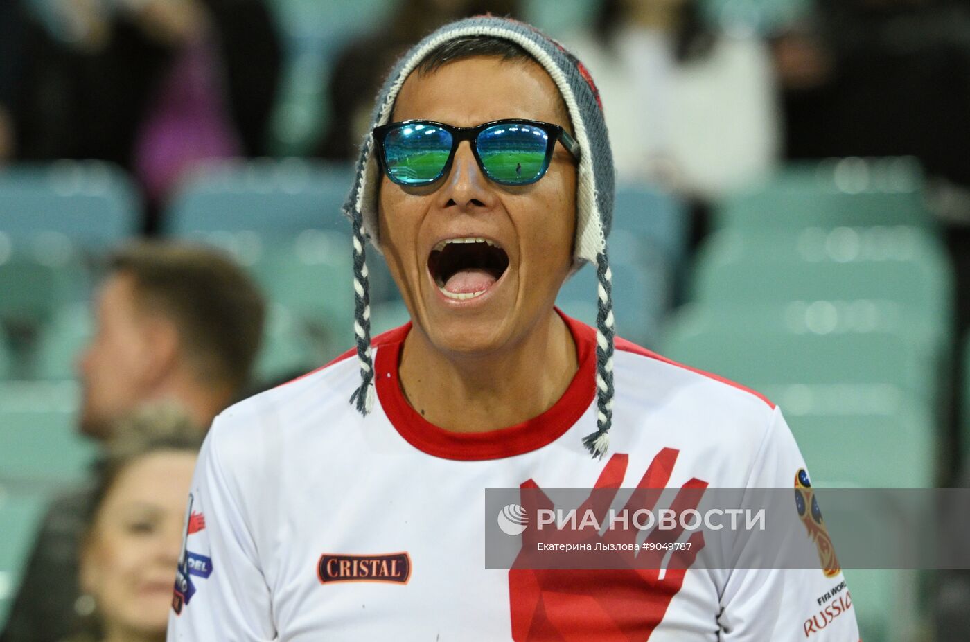 Товарищеский матч по футболу между сборными Чили и Перу