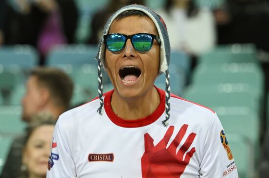 Товарищеский матч по футболу между сборными Чили и Перу