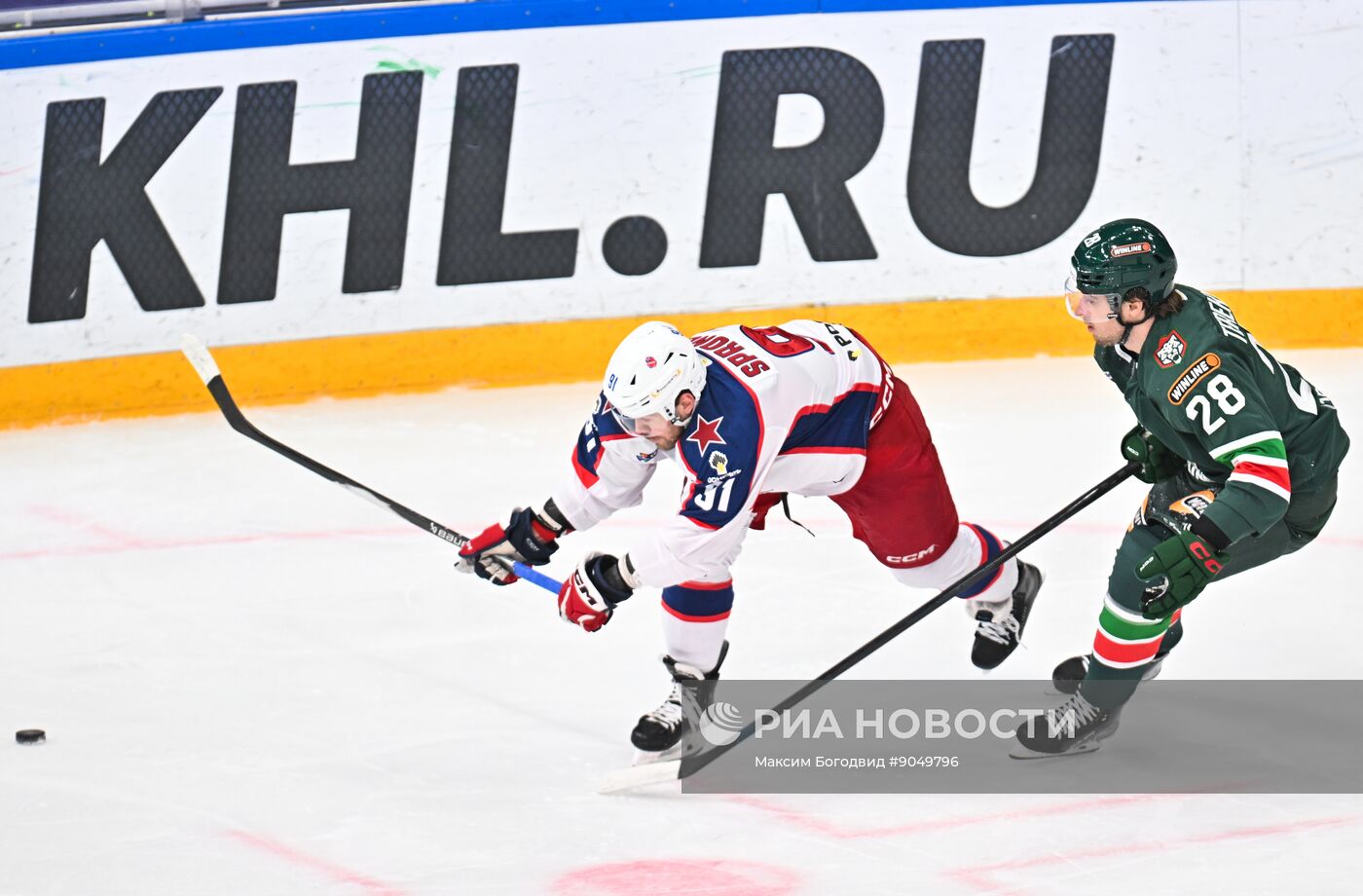 Хоккей. КХЛ. "Ак Барс" (Казань) – ЦСКА (Москва)